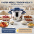 MICHELANGELO 4.2QT Stainless Steel Stovetop Pressure Cooker Set