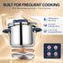 MICHELANGELO 4.2QT Stainless Steel Stovetop Pressure Cooker Set