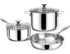 MICHELANGELO Stainless Steel Pots and Pans Set, 5-Piece Cookware Set