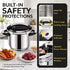 MICHELANGELO 8.5QT/8L Stainless Steel Stovetop Pressure Cooker
