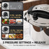 MICHELANGELO 8.5QT/8L Stainless Steel Stovetop Pressure Cooker