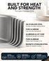 MICHELANGELO 5-Ply Stainless Steel Cookware Set, 23-Piece Pots and Pans Set