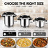 MICHELANGELO 8.5QT/8L Stainless Steel Stovetop Pressure Cooker