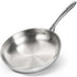 MICHELANGELO Stainless Steel 8 inch Frying Pan,Small Skillet with Triply Base