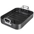 MICHELANGELO Roasting Pan with Rack, Hard Anodized Turkey Roaster Pan
