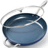 MICHELANGELO Small Frying Pan - 8 Inch Nonstick Frying Pan with Lid
