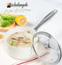 MICHELANGELO Sauce Pan with Lid,1 Quart Saucepan with Stainless Steel Handle