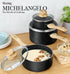MICHELANGELO 3 Quart Saucepan with Lid, Granite Coating Sauce Pan