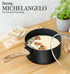 MICHELANGELO 3 Quart Saucepan with Lid, Granite Coating Sauce Pan