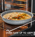 MICHELANGELO Nonstick Frying Pan Set," 9.5" and 11" Fry Pans with Removable Handle, Gray