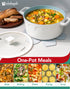 MICHELANGELO 8-Quart Soup Pot with Lid - Nonstick Large Ceramic Stock Pot for Induction Cooktop, Cream