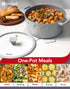 MICHELANGELO 8-Quart Soup Pot with Lid - Nonstick Large Ceramic Stock Pot for Induction Cooktop, Grey