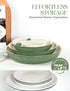 MICHELANGELO Nonstick Frying Pan Set Removable Handle, 8" 9.5" and 11" Frying Pans, Green