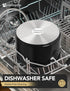 MICHELANGELO Stainless Steel Cooking Pot - 6 Quart Soup Pot with Lid