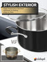 MICHELANGELO Stainless Steel Cooking Pot - 6 Quart Soup Pot with Lid