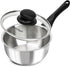 MICHELANGELO 1 & 2 & 3 Quart Stainless Steel Saucepan Set with Bakelite Handle