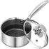 MICHELANGELO Stainless Steel Saucepan, Honeycomb Interior