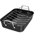 MICHELANGELO Roasting Pan with Rack  Carbon Steel Turkey Roasting Pan,15 Inch x 11 Inch
