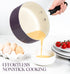 MICHELANGELO Nonstick Sauce Pan with Lid, Ceramic Saucepan Set- 1Qt & 2Qt & 3Qt, Purple
