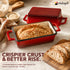 MICHELANGELO Enameled Cast Iron Bread Pan with Lid, 9x5 Sourdough Loaf Pan
