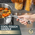 MICHELANGELO Stainless Steel Sauce Pans Set, Nonstick Sauce Pans 1QT & 2QT & 3QT