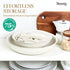 MICHELANGELO Nonstick Frying Pan Set Removable Handle, 8" and 10"，White
