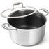 MICHELANGELO Tri-ply Stainless Steel Stock Pot, Heavy Duty Stockpot with Lid