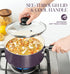 MICHELANGELO Nonstick Sauce Pan with Lid, Ceramic Saucepan Set- 1Qt & 2Qt & 3Qt, Purple