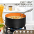MICHELANGELO 4 Quart Copper Saucepan with Lid