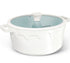 MICHELANGELO 8-Quart Soup Pot with Lid - Nonstick Large Ceramic Stock Pot for Induction Cooktop, Cream