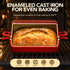 MICHELANGELO Enameled Cast Iron Bread Pan with Lid, 9x5 Sourdough Loaf Pan