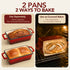 MICHELANGELO Enameled Cast Iron Bread Pan with Lid, 9x5 Sourdough Loaf Pan