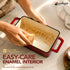 MICHELANGELO Enameled Cast Iron Bread Pan with Lid, 9x5 Sourdough Loaf Pan