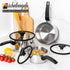 MICHELANGELO Triply Stainless Steel Saucepan with Lid and Bakelite Handle-1QT & 2QT & 3QT