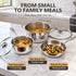 MICHELANGELO Stainless Steel Pots and Pans Set, 6-Piece Cookware Set