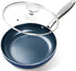 MICHELANGELO Small Frying Pan - 8 Inch Nonstick Frying Pan with Lid