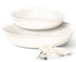 MICHELANGELO Nonstick Frying Pan Set Removable Handle, 8" and 10"，White