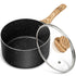 MICHELANGELO 3 Quart Saucepan with Lid, Granite Coating Sauce Pan