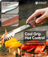 CHELANGELO 6 in 1 Grill Tools for Outdoor Grill with Spatula, Tong, Fork, Steak Knife, Bottle & Can Opener