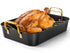 MICHELANGELO Roasting Pan with Rack  Carbon Steel Turkey Roasting Pan& Golden Handle,15 Inch x 11 Inch