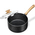 MICHELANGELO Saucepan with Lid, Nonstick 3 Quart Sauce Pan with Granite Coatings