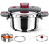 MICHELANGELO Stovetop Pressure Cooker Stainless Steel, 6.3 qt, 304 Stainless Steel