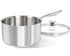 MICHELANGELO 1Qt & 2Qt Tri-ply Stainless Steel Saucepan Set, Small Cooking Pots with Tempered Glass Lids