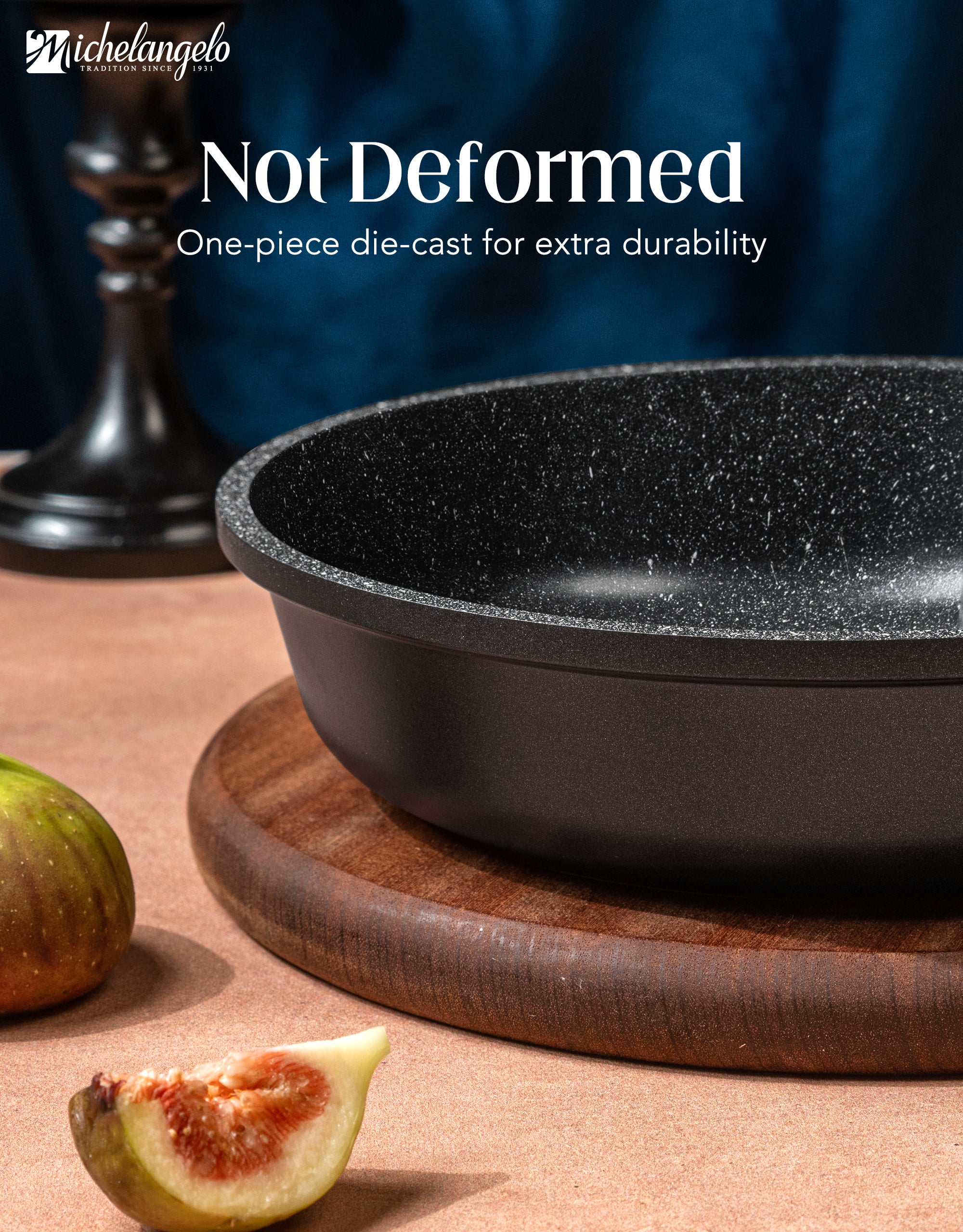 MICHELANGELO Nonstick Frying Pan - Non Stick Small Frying Pan with Silicone Handle
