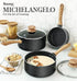 MICHELANGELO Saucepan with Lid, Nonstick 3 Quart Sauce Pan with Granite Coatings