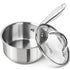 MICHELANGELO Stainless Steel Sauce Pan with Lid