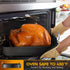 MICHELANGELO Roasting Pan with Rack, Hard Anodized Turkey Roaster Pan