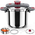 MICHELANGELO Stovetop Pressure Cooker Stainless Steel, 6.3 qt, 304 Stainless Steel