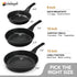 MICHELANGELO Nonstick Frying Pan - Non Stick Small Frying Pan with Silicone Handle