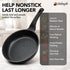 MICHELANGELO Nonstick Frying Pan - Non Stick Small Frying Pan with Silicone Handle